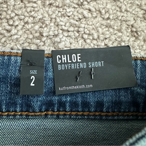 Kut from the Kloth Short Womens Size 2 Chloe Boyfriend Denim - Picture 10 of 13
